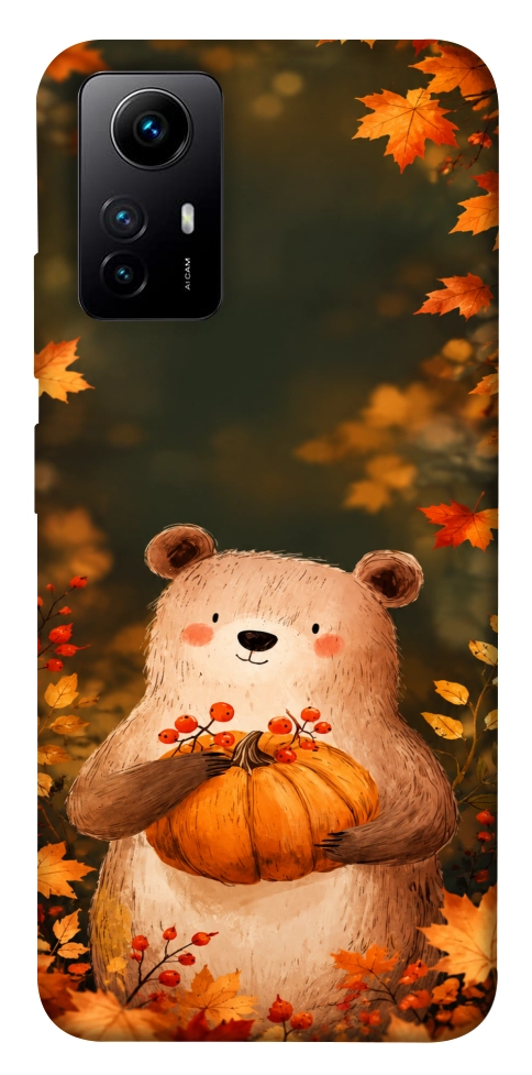 Чохол Осінній ведмежа для Xiaomi Redmi Note 12S