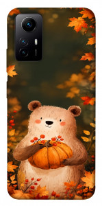 Чохол Осінній ведмежа для Xiaomi Redmi Note 12S