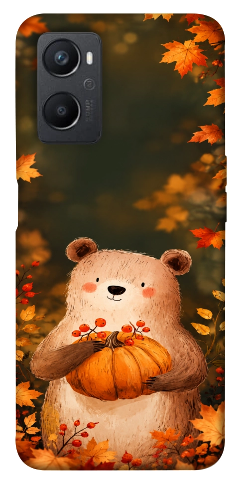 Чехол Осінній ведмежа для Oppo A36
