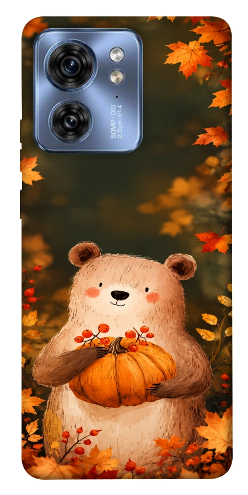 Чохол Осінній ведмежа для Motorola Edge 40