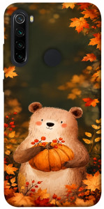 Чохол Осінній ведмежа для Xiaomi Redmi Note 8 2021