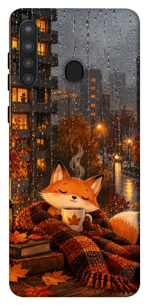 Чехол Осінній затишок для Galaxy A21