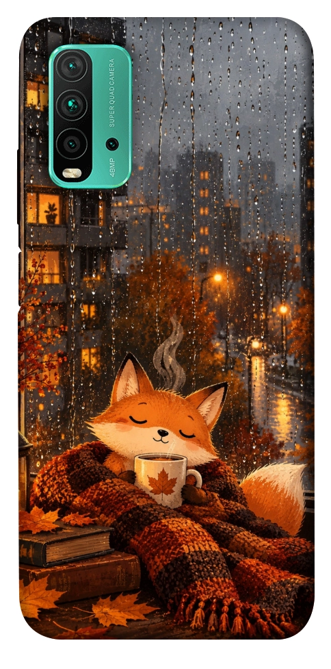 Чехол Осінній затишок для Xiaomi Redmi Note 9 4G