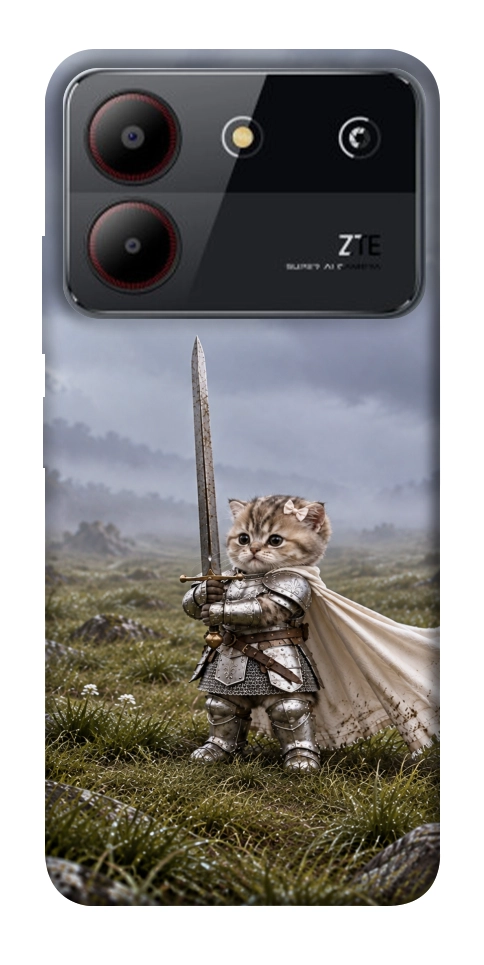 Чехол Knight kitten для ZTE Blade A54 4G