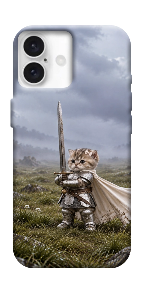 Чехол Knight kitten для iPhone 16