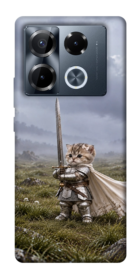 Чехол Knight kitten для Infinix Note 40 Pro 4G