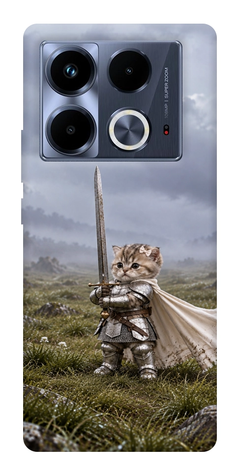 Чехол Knight kitten для Infinix Note 40 4G