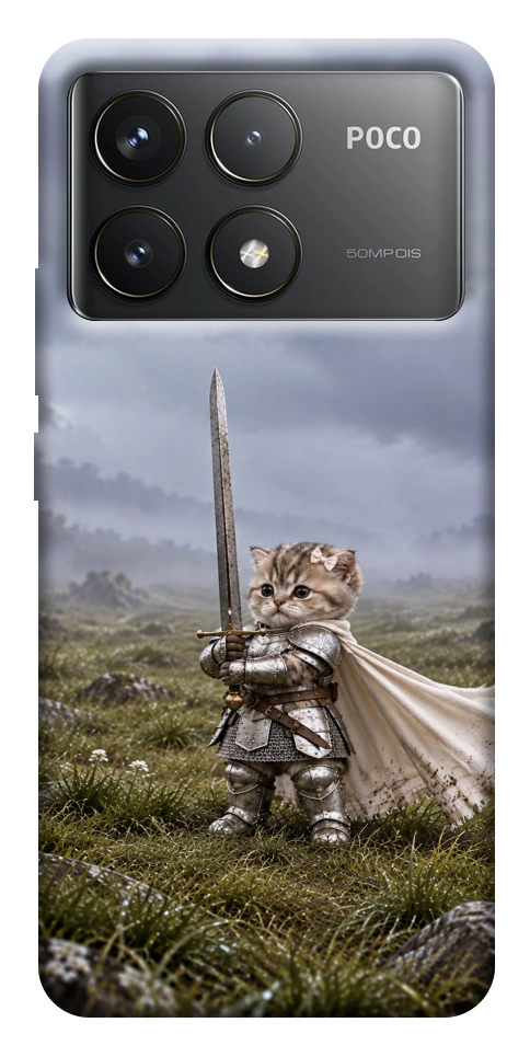 Чехол Knight kitten для Xiaomi Poco F6 Pro