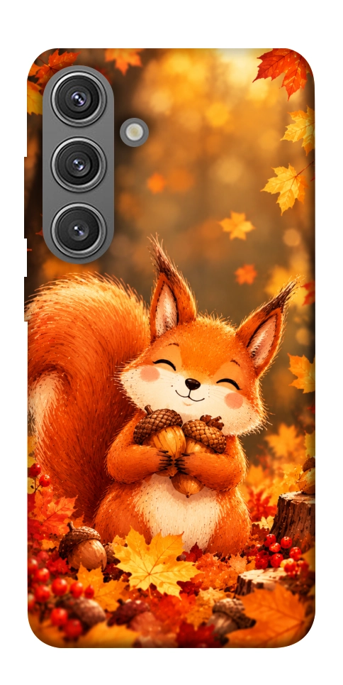Чехол Осіннє білченя для Galaxy S24+