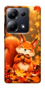 Чехол Осіннє білченя для Xiaomi Poco M6