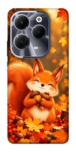 Чехол Осіннє білченя для Infinix Hot 40
