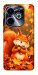 Чехол Осіннє білченя для Infinix Hot 40i
