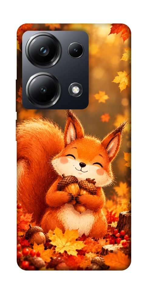 Чохол Осіннє білченя для Xiaomi Poco M6 Pro 4G