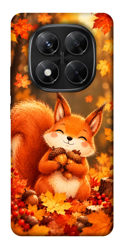 Чохол Осіннє білченя для Xiaomi Redmi Note 14 Pro 5G