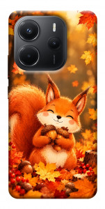 Чехол Осіннє білченя для Xiaomi Redmi Note 14 4G (Int. version)