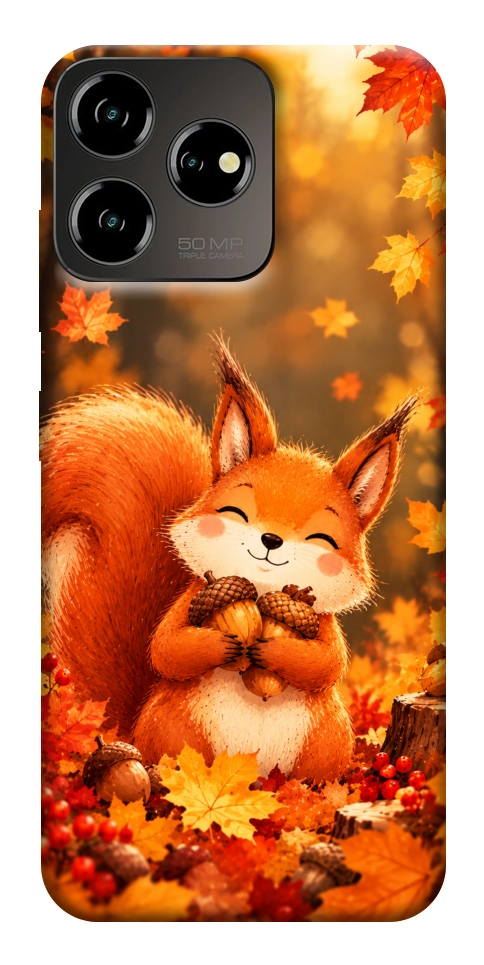 Чехол Осіннє білченя для ZTE Blade V50 Design 4G