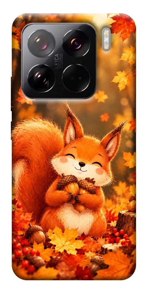 Чехол Осіннє білченя для Xiaomi 15 Pro