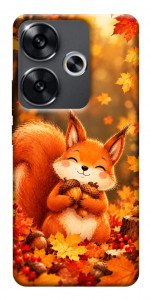 Чехол Осіннє білченя для Xiaomi Poco F6