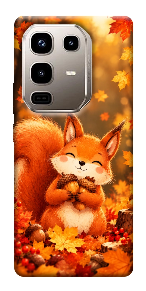 Чехол Осіннє білченя для Infinix Note 50 Pro 4G