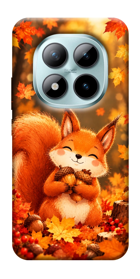 Чехол Осіннє білченя для Xiaomi Redmi Note 15 Pro 5G