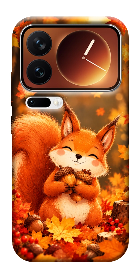 Чехол Осіннє білченя для Xiaomi 17 Pro Max