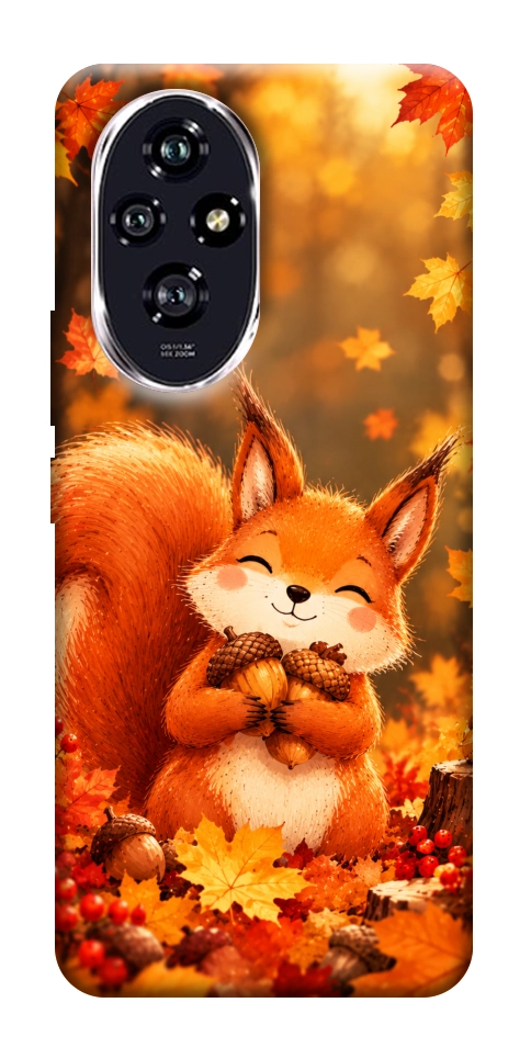 Чехол Осіннє білченя для Huawei Honor 200