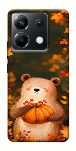 Чохол Осінній ведмежа для Xiaomi Poco X6