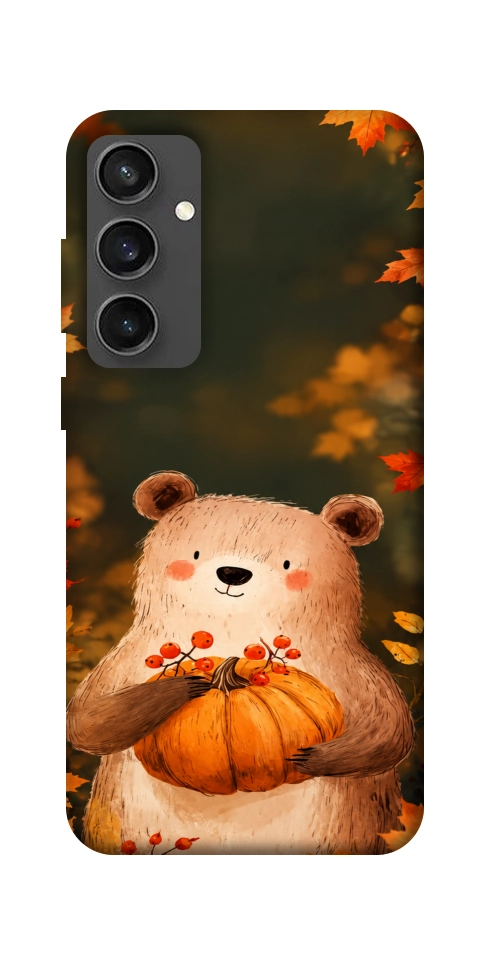 Чехол Осінній ведмежа для Galaxy S24 FE