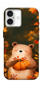 Чехол Осінній ведмежа для iPhone 16