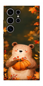 Чехол Осінній ведмежа для Galaxy S25 Ultra