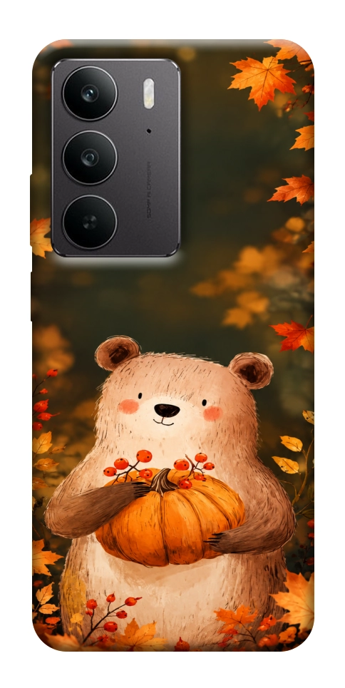 Чехол Осінній ведмежа для Realme C75