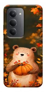 Чехол Осінній ведмежа для Xiaomi Redmi 15 (Europe version)
