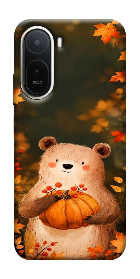 Чохол Осінній ведмежа для Xiaomi Redmi A7 Pro 4G