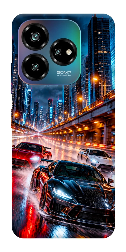 Чехол Night city cars для ZTE Nubia V60