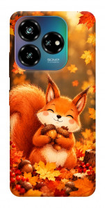 Чехол Осіннє білченя для ZTE Nubia V60