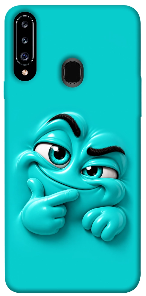 Чехол Бірюзовий-скептик для Galaxy A20s (2019)