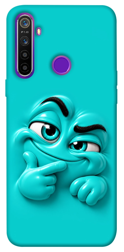 Чохол Бірюзовий-скептик для Realme 5