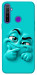 Чохол Бірюзовий-скептик для Realme 5