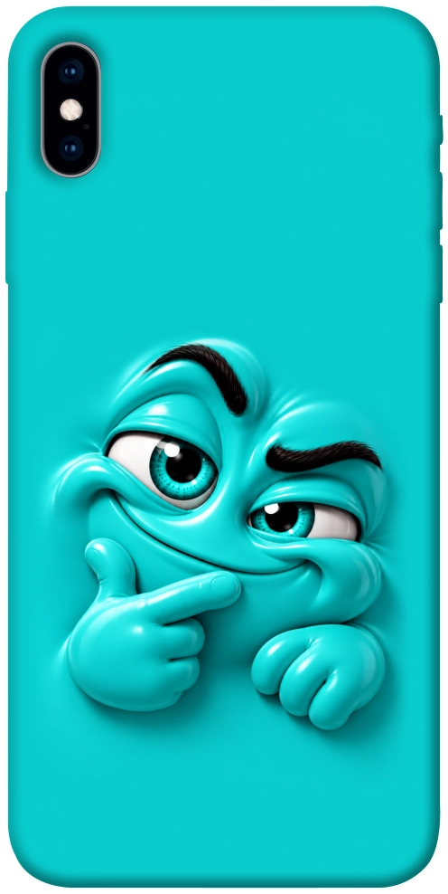 Чехол Бірюзовий-скептик для iPhone XS