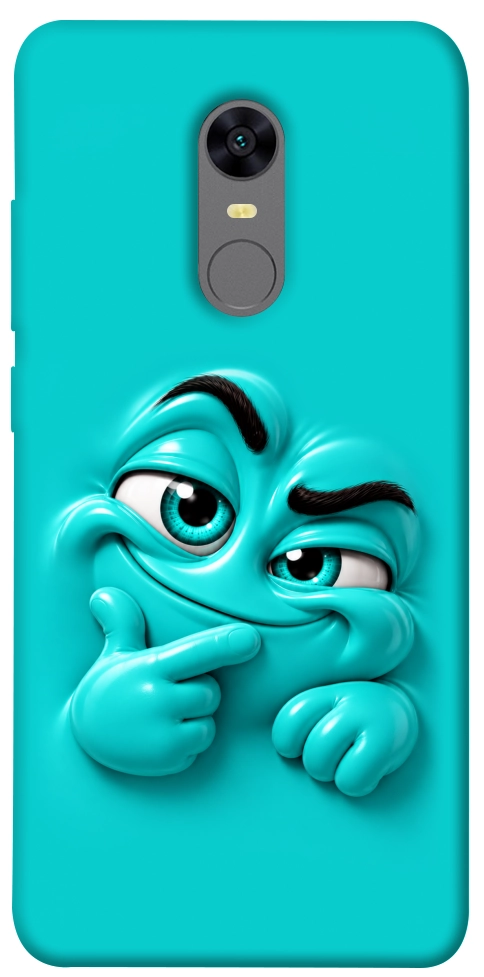 Чохол Бірюзовий-скептик для Xiaomi Redmi Note 5 (Single Camera)