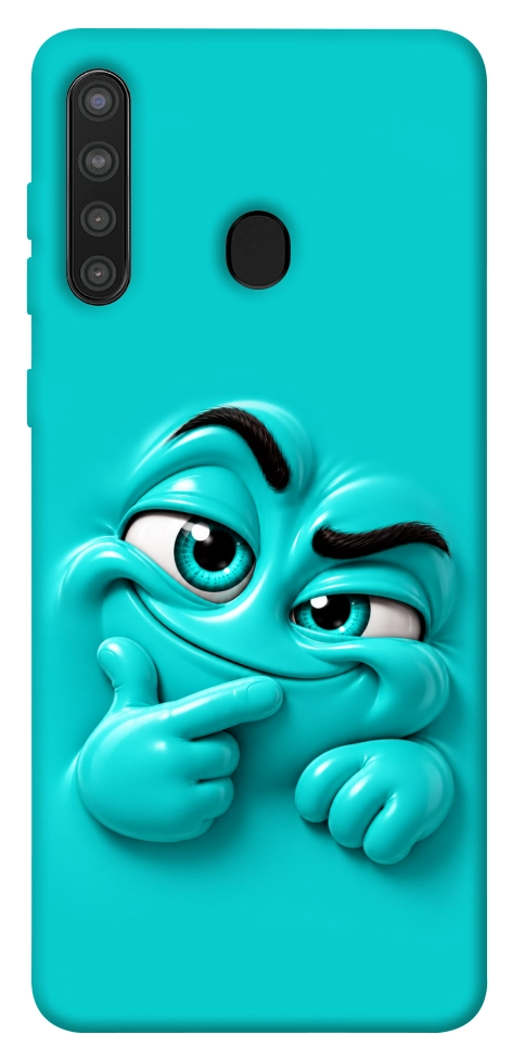 Чехол Бірюзовий-скептик для Galaxy A21