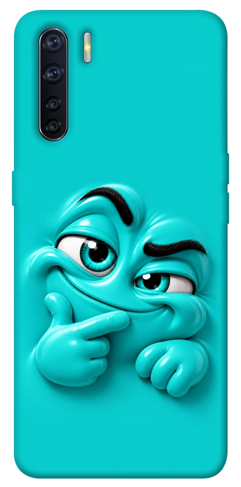 Чехол Бірюзовий-скептик для Oppo A91