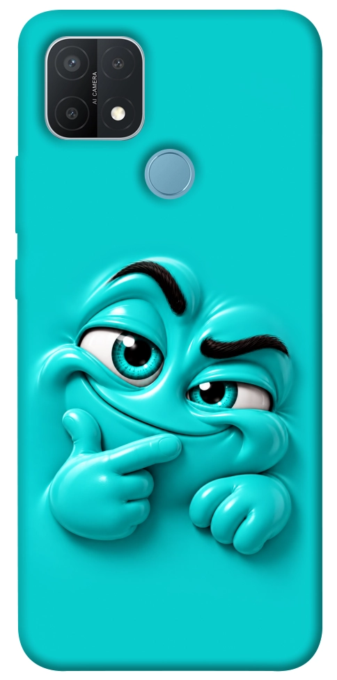 Чохол Бірюзовий-скептик для Oppo A15