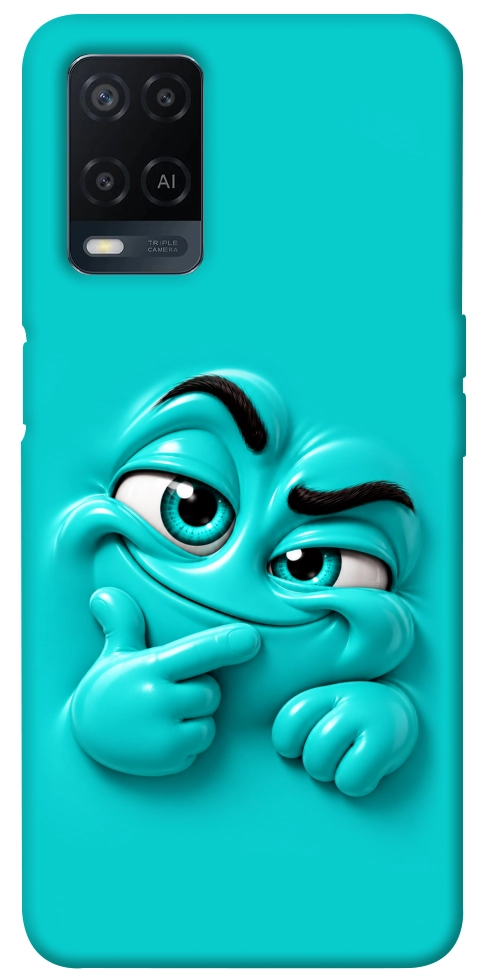 Чехол Бірюзовий-скептик для Oppo A54 4G