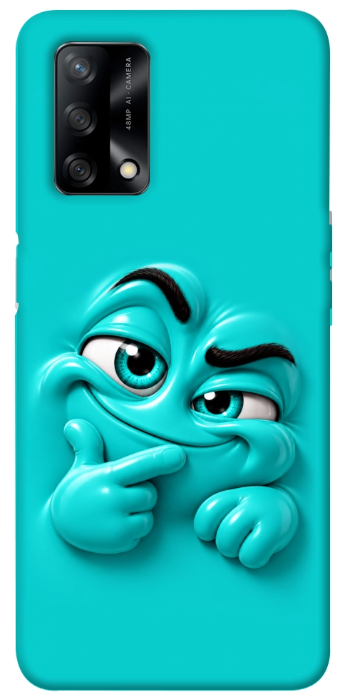 Чохол Бірюзовий-скептик для Oppo A74 4G