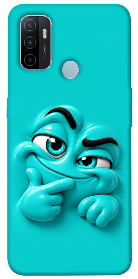 Чохол Бірюзовий-скептик для Oppo A32