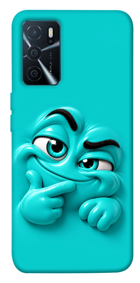 Чохол Бірюзовий-скептик для Oppo A16