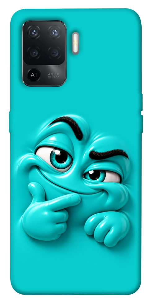 Чехол Бірюзовий-скептик для Oppo Reno 5 Lite