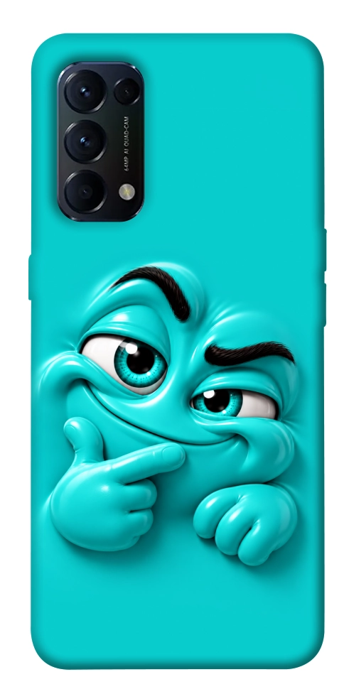 Чохол Бірюзовий-скептик для Oppo Reno 5 4G