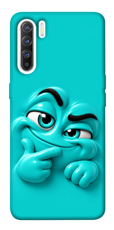 Чохол Бірюзовий-скептик для Oppo Reno 3